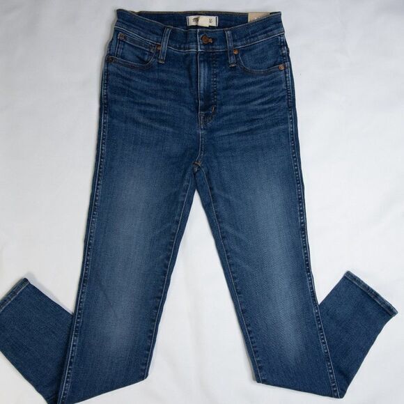 NEW Madewell 10" High-Rise Skinny Jeans in‎ Bradshaw Wash, size 25 - Picture 8 of 16